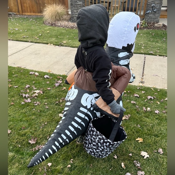 Kids blow up Dino costume - Picture 4 of 6